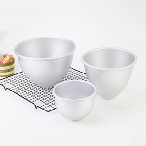 Aluminum Alloy Cake Mold Set 3Pcs Round Baking Mold For Cake Baking Tools - Product Image 1