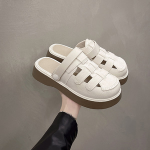 Nuevas Sandalias de Verano 2025 para <span class=keywords><strong>Mujer</strong></span>, Pantuflas de Mezclilla Ligeras, Casuales, para Exteriores, para Mujeres Embarazadas, con Tacón Plano, Estilo Forestal, a la Moda - Product Image 5