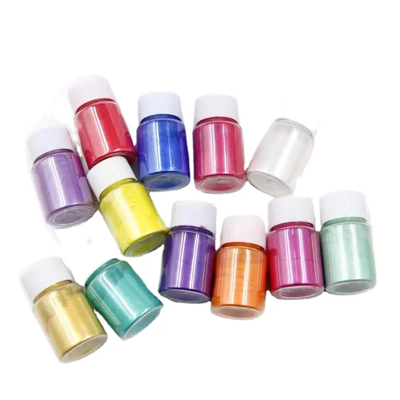 Desay Hot Koop 24 Kleuren Mica Pigment Poeder Sets Met Custom Label Voor Hars Of Zeep Maken