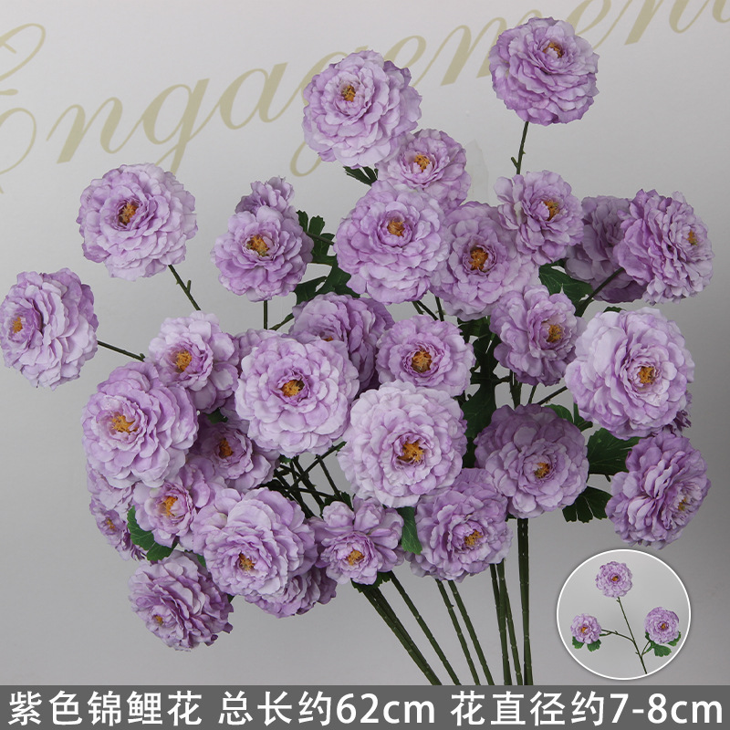 Branche de fleur de koi violette