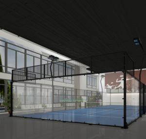 Grand Marque Durable Imperméable Cancha De Padel Chine Padel Court <span class=keywords><strong>Pas</strong></span> <span class=keywords><strong>Cher</strong></span> Prix Extérieur Intérieur Padel Court Classique Panoramique - Product Image 5
