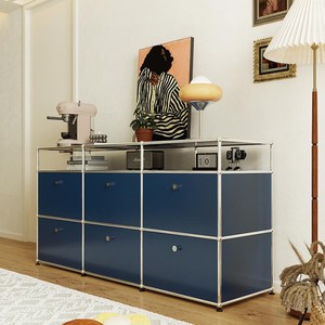 JINS moderno semplice in acciaio inox credenza medio <span class=keywords><strong>antico</strong></span> armadio modulare per TV libreria di stoccaggio per soggiorno - Product Image 4