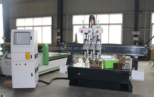 1525 4.5kw 6KW น้ำ/Air Cooled ไม้ CNC Router ATC แกนราคา - Product Image 3