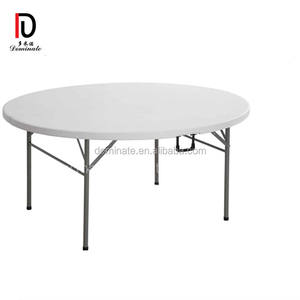 Mesa Plegable Redonda con Estructura de Hierro para Banquetes, Proveedor Chino - Product Image 1