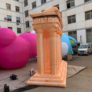 Antigua arquitectura inflable arte escultura estatua inflable Pilar personalizado romano Tusk inflable columna - Product Image 4