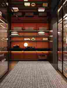 Armario de Almacenamiento de Madera y Aluminio, Juego de Armario Personalizado, Armario Vestidor, Muebles de Guardarropa - Product Image 5