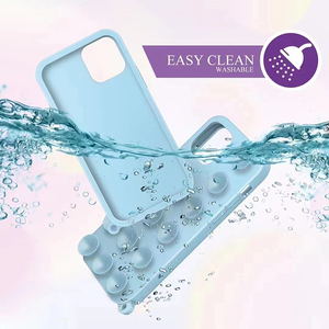 Coque de téléphone portable étanche en silicone liquide à ventouse, très vendue, pour iPhone 14 13 12 11 15 Pro Max 16 17 <span class=keywords><strong>Xr</strong></span> Xs - Product Image 3