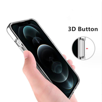 Coque transparente antichoc avec protection d'objectif d'appareil photo et coins renforcés pour iPhone 18 17 16 15 14 13 12 11 Pro Max