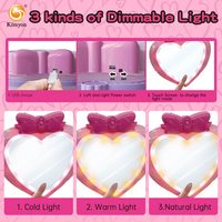 Miroir de maquillage brillant Heart Dream