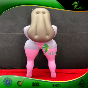 Grande poupée gonflable sexy rose pour homme, personnalisée, en forme de personnage de dessin animé - Product Image 4