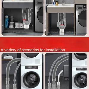 <span class=keywords><strong>Tuyau</strong></span> de vidange pour machine à laver, <span class=keywords><strong>raccord</strong></span> de sol à trois voies, <span class=keywords><strong>raccord</strong></span> en T pour égout de style ancien à petit calibre, <span class=keywords><strong>tuyau</strong></span> métrique deux-en-un pour sèche-linge - Product Image 5