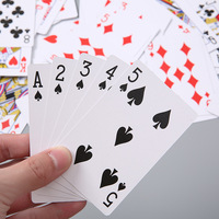 Cartes à jouer en papier imprimées personnalisables écologiques pour cadeaux promotionnels et compétitions