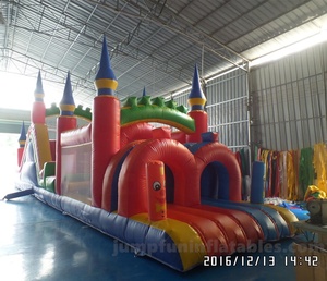 <span class=keywords><strong>2021</strong></span> mejor carrera de obstáculos inflada de alquiler de 50 pies por 11,5 pies para niños alquiler comercial Casa de aire inflada para niños Venta de Castillo de salto - Product Image 1