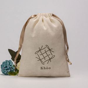 High Quality Custom Gift Bags Muslin Cotton <b>Drawstring</b> Christmas Wedding Candy Packaging <b>Pouch</b> - Product Image 1