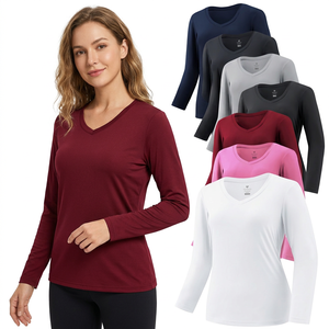 ZZH YF2199 Breathable Eco-Friendly 100% Polyester Short Sleeved T-shirt for Women Thin Fit Loose & Slimming <b>Top</b> Trendy Versatile - Product Image 2