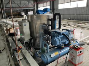 Bristol 10 tấn Máy Làm Đá Vảy 110V Máy nén công nghiệp động cơ 1000kg hải sản chuỗi lạnh lưu trữ sản phẩm thủy sản - Product Image 5