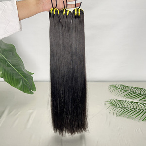 Extensiones de Cabello Humano Virgen Doble Trama Liso Natural, Cutícula Alineada, Sin Procesar, Cabello Vietnamita con Puntas Completas - Product Image 4