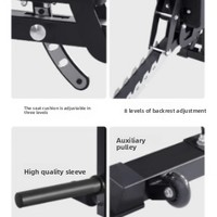Banc de musculation pliable multifonction en métal pour hommes - Équipement d'exercice réglable pour sit-ups et développé couché à domicile