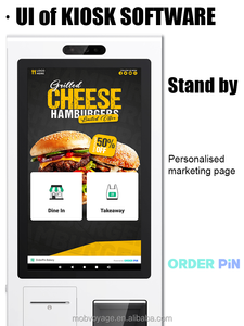 Kiosque à écran tactile machine de <span class=keywords><strong>paiement</strong></span> automatique kiosque de commande kiosque de commande de <span class=keywords><strong>paiement</strong></span> en libre service pour McDonald's/KFC / restaurant - Product Image 2