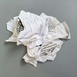 Paños de Limpieza de Algodón Blanco Estampado de Alta Calidad, Suaves y Absorbentes, para Limpieza de Telas Finas - Product Image 1