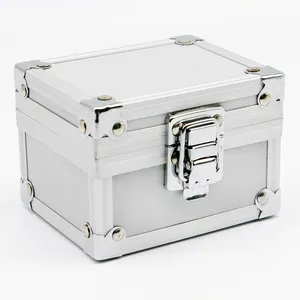 High Quality Aluminum Tool Box with Clear Lid Hot Sale Aluminum Jewelry Watch Display Box