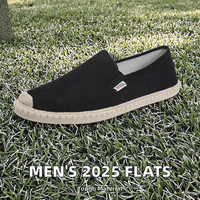 Nouvelles Espadrilles Décontractées Homme Été 2026 – Mocassins Plateforme Respirants et Antidérapants