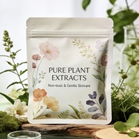 Sac en aluminium personnalisé avec impression numérique pour emballage de cosmétiques, crème pour le visage, lotion, sachet à trois soudures latérales