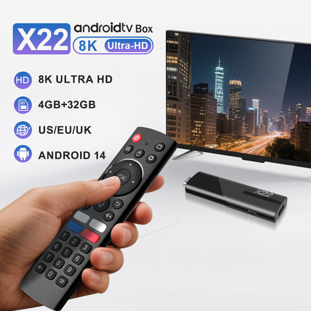 H618 Chip Smart Android 14 Mi TV Stick Dual Wifi BT5.0 2GB 16GB Internal Memory 4K 1 Unit USB TV Stick Cheap