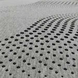 Vendita calda grigio 100% poliestere a pois lavorato a maglia in tessuto per la casa fodera per cuscino in tessuto ticchettio per materasso - Product Image 4