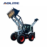 Chargeuse sur pneus compacte AOLITE BL105 avec garantie d'un an, pour travaux de terrassement