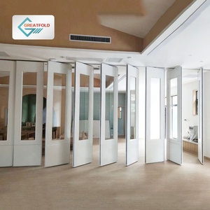 <span class=keywords><strong>Cloison</strong></span> de séparation pliable pour murs de salle de formation <span class=keywords><strong>cloison</strong></span> <span class=keywords><strong>acoustique</strong></span> coulissante avec fenêtre en verre trempé - Product Image 1
