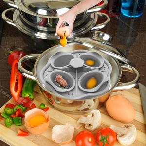 Suministro directo de fábrica 100% tazas de cocina de huevo de silicona de grado alimenticio cocina de vapor cocina de huevo revuelto - Product Image 6