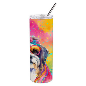 Gobelet isotherme fin en acier inoxydable Shih Tzu Hippie Dawg - Product Image 3