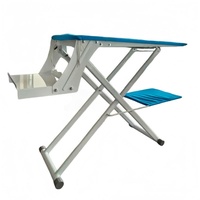 Table à repasser pliable chauffante avec générateur de vapeur et aspiration turbo pour des résultats sans plis