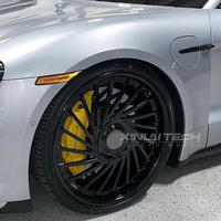 Rines Personalizados XL 20x9.5 21x10 22x11 5x112 5x120 5x114.3 con Acabado Dorado Radiante y Borde Pulido para Mercedes C43 AMG BMW Serie 3 G20