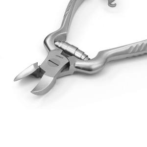 Coupe-ongles pour podiatre en acier inoxydable à lame incurvée, action à ressort, ouverture large, polissage miroir, pince à ongles pour doigts - Product Image 4