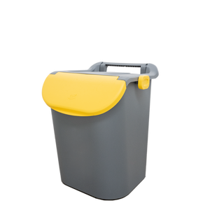 Tower <b>Bin</b> 30 Lt Yellow <b>With</b> Locking Knob Plastic Waste <b>Bin</b> - Product Image 1