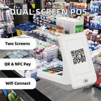 CL-45 Affichage dynamique du code QR Terminal de paiement Double écran + connectivité WiFi NFC pour les commerçants