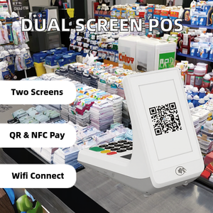 CL-45 Dynamische <span class=keywords><strong>Qr</strong></span>-Code Betaal Terminal Dual Screen + Nfc Wifi-Connectiviteit Voor Verkopers - Product Image 2