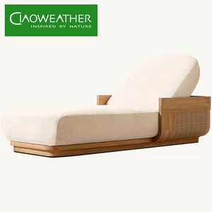 Chaise longue de <span class=keywords><strong>piscine</strong></span> en teck design moderne pour extérieur, confortable, pour plage, jardin, patio, <span class=keywords><strong>hôtel</strong></span>. - Product Image 2