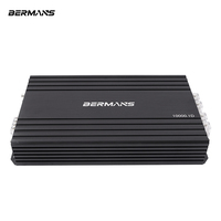 Amplificateur de voiture mono classe D haute performance 10000 W max style brésilien avec crossovers en aluminium et amplificateur de klaxon pour subwoofer