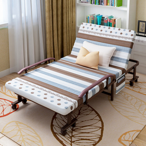 Folding divan bed adjustable base king foldable sofa office rest bed - Product Image 3