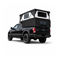 Bantrek - Camper Rectangular Resistente de Aleación de Aluminio para Camioneta, Impermeable, para 3-4 Personas, para Viajes de Larga Distancia
