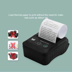 Impresora Térmica de Recibos y Códigos de Barras Portátil, Económica y Elegante, Inalámbrica, Bluetooth, de Mano, para Impresión de Facturas - Product Image 5