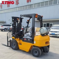 Chariot élévateur GPL XTMG à grande réduction, 1, 2, 2,5, 3 tonnes, hauteur de levage 3m-6m, norme EPA Euro 5, chariot élévateur compact exporté dans plus de 120 pays