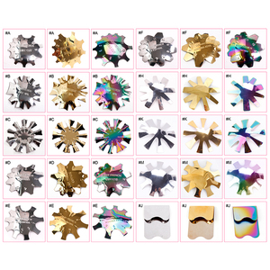 Bộ dụng cụ làm móng bằng thép không gỉ mạ vàng bạc nhiều màu, gồm 13 mẫu dao cắt móng kiểu Pháp, tạo đường cong dễ dàng. - Product Image 2