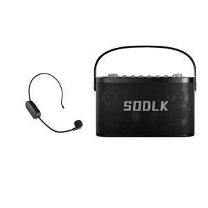 Enceinte portable Sound Leke 160W S1271PLUS étanche IPX4 pour extérieur avec micro intégré, télécommande et grand volume, forme carrée - Product Image 1