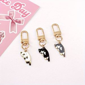Llavero Creativo y Adorable de Aleación con Forma de Gatito, Mini Bolsa para Auriculares, Colgante Decorativo - Product Image 2