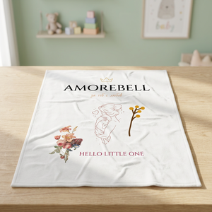 Coperta per Neonati AmoreBell 100% Cotone Lavorato a Maglia Morbida e Portatile per Uso Esterno e Regalo - Product Image 2