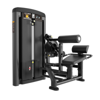 Appareil de musculation Brightway pour l'entraînement de force avec sélection de charge par broche, pour abdominaux et extensions lombaires assises